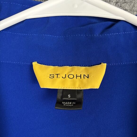 ST. John Jacket Womens Size S Blue Outdoors Sporty Preppy Active - Picture 3 of 9